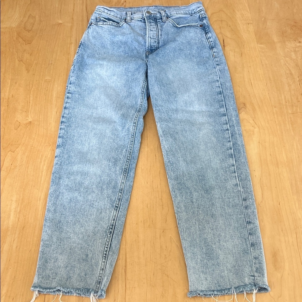 Old Navy Light Blue High-Rise Straight Jeans